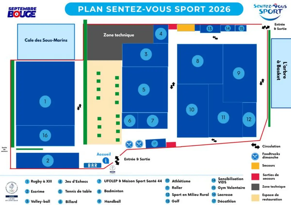 Sentez-Vous Sport à Nantes : initiations et démonstrations sportives gratuites au Parc des Chantiers