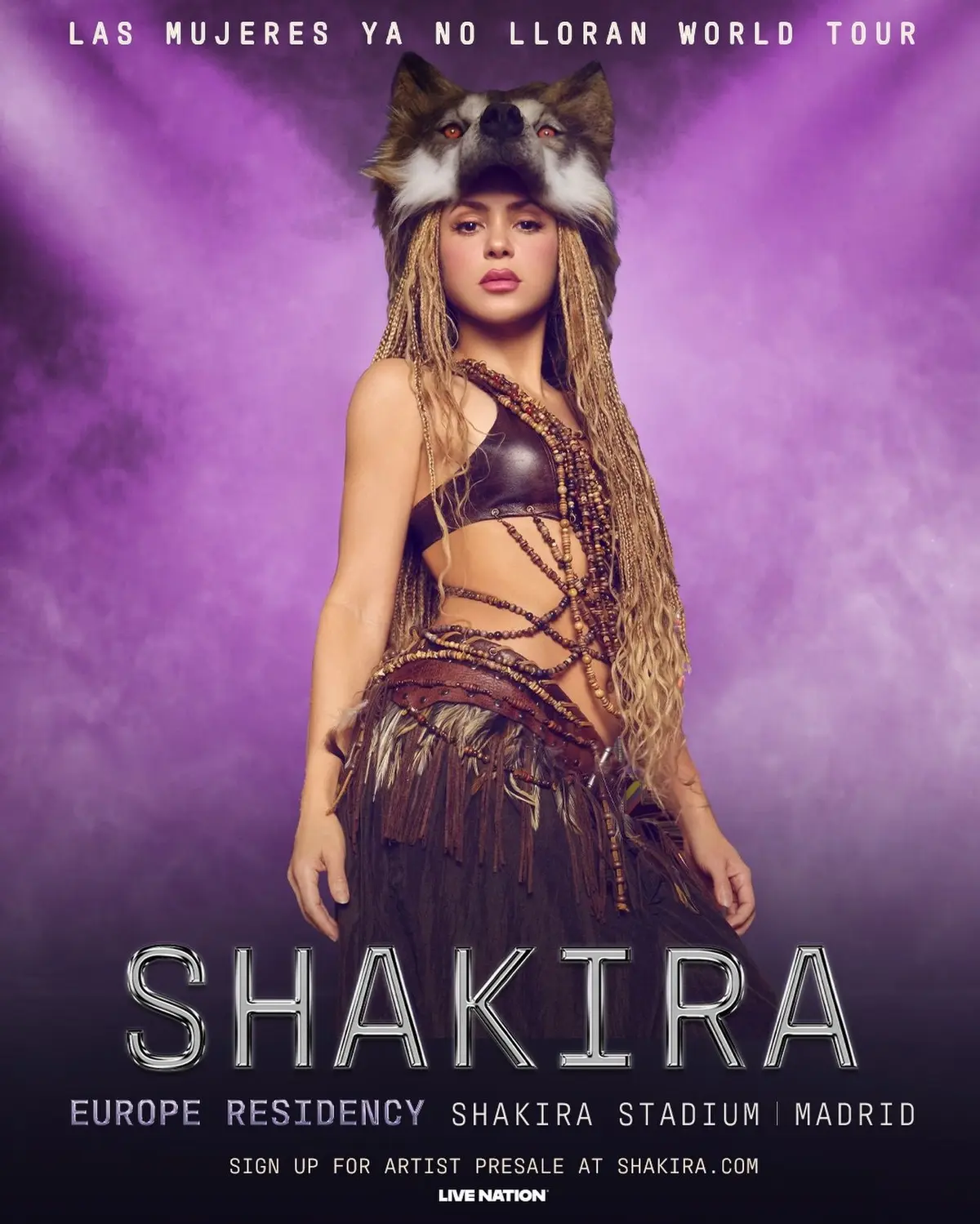 Shakira en résidence à Madrid