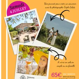 Shooting photo au coeur des vignes