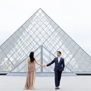 Shooting photo au Musée du Louvre à Paris