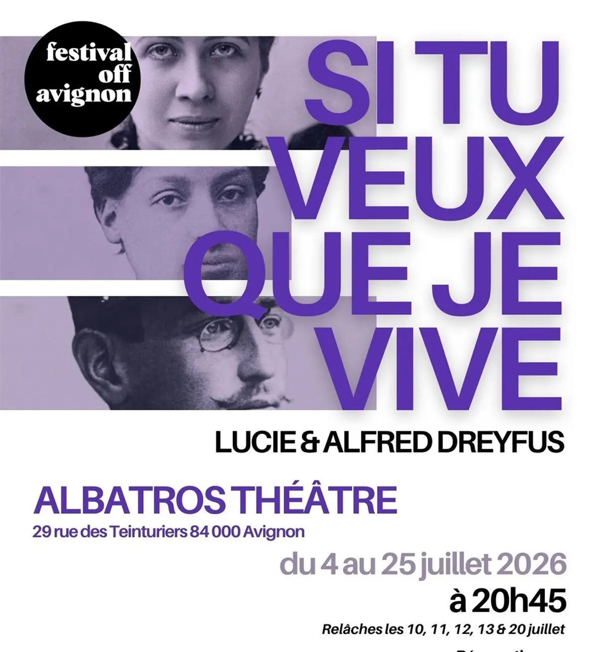 Si tu veux que je vive, Lucie et Alfred Dreyfus