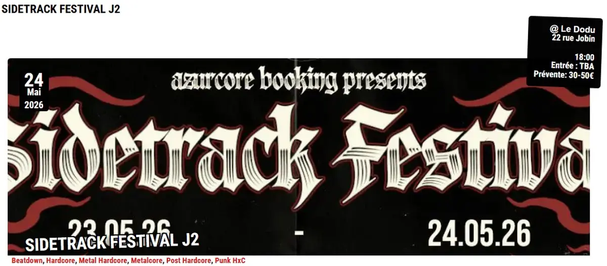 Sidetrack festival - Jour 2 -