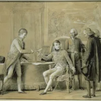Signature du Concordat entre la France et le Saint-Siège, le 15 juillet 1801, par Gérard François Pascal Simon &copy; Gérard Blot / RMN