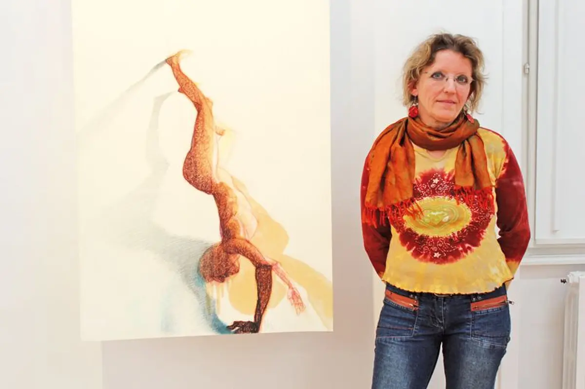 Le corps est l’unique sujet de Simone Adou depuis  plus de 40 ans