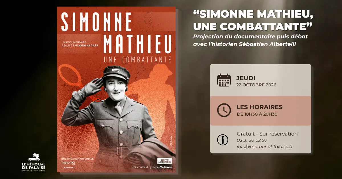 Simonne Mathieu, une combattante : Projection suivie d'un débat