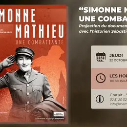 Simonne Mathieu, une combattante : Projection suivie d'un débat