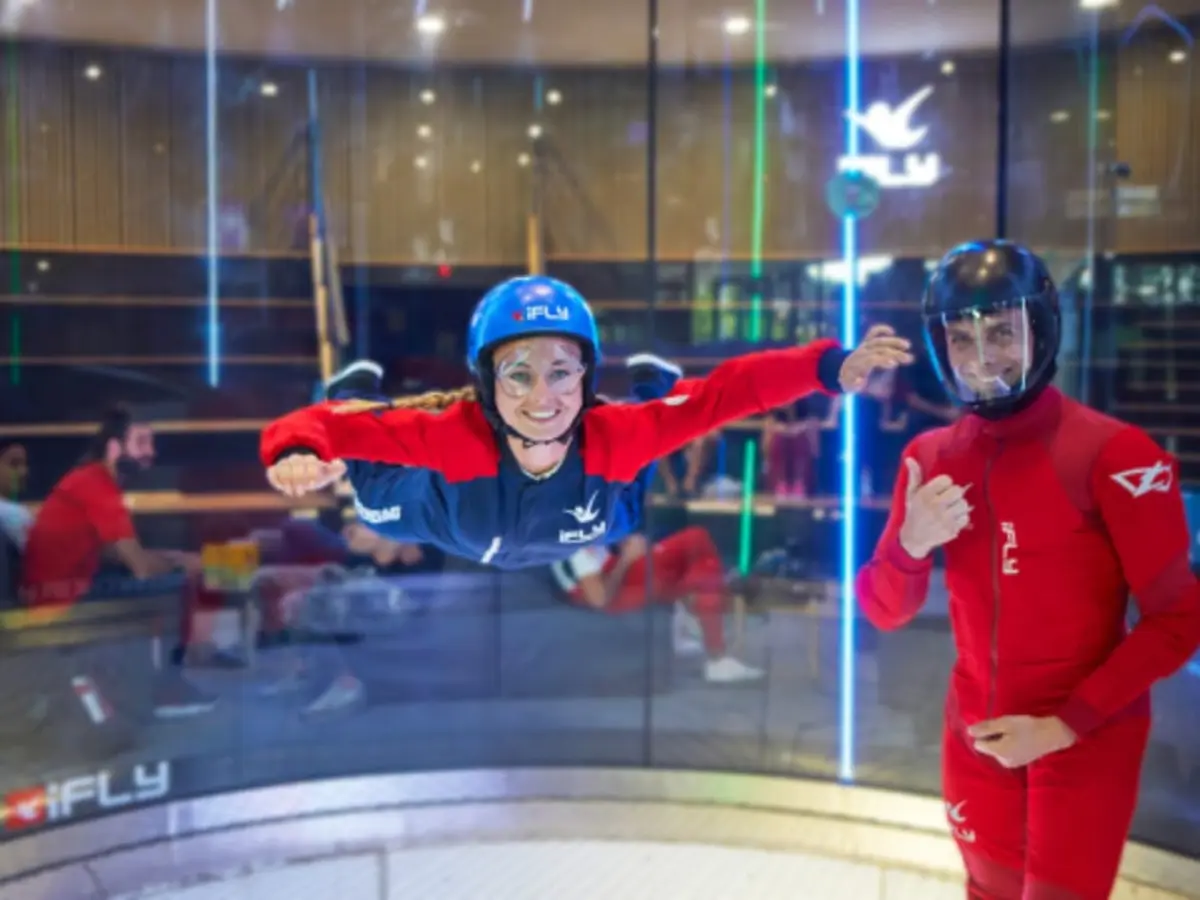 Simulateur de chute libre en soufflerie à Lyon