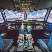 Simulateur de pilotage d'avion de ligne A320 à Metz (57) DR
