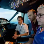 Simulateur de pilotage d'avion de ligne A320 près d'Orly (91)