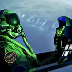 Simulateur de pilotage d'avions de chasse F16/F35 à Lyon