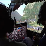 Simulateur de pilotage d'hélicoptère Bell 206 à Metz (57)