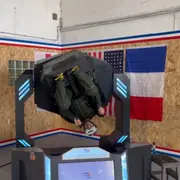 Simulateur de vol 360  en avion de chasse VR 3D à Pontoise (95)