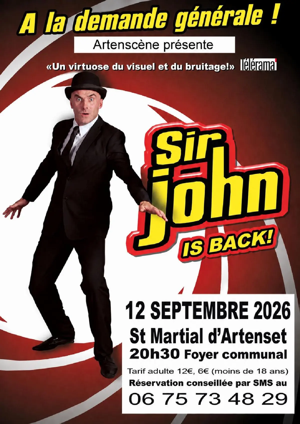 Sir John is back : visuel et bruitage