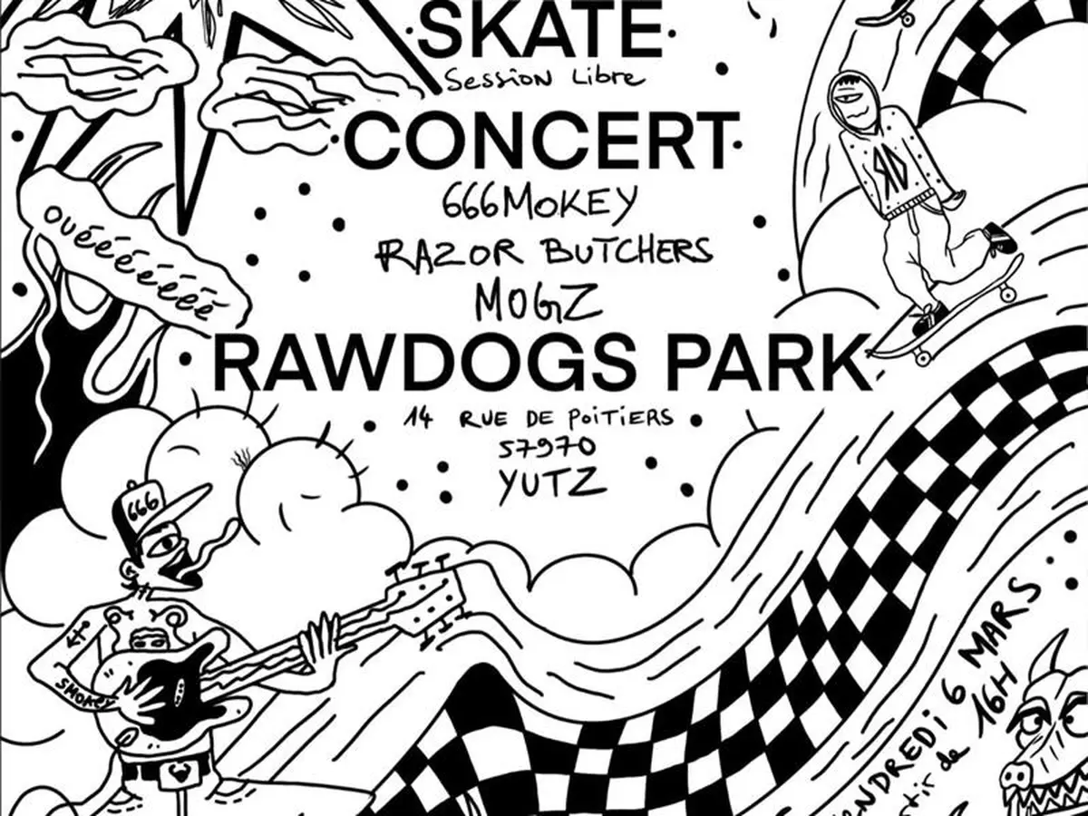 Skate libre et concert