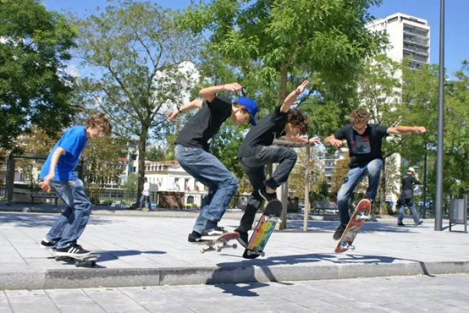 De la gare au skate-park, les skateurs mulhousiens  ne manquent pas d’endroits où se retrouver 