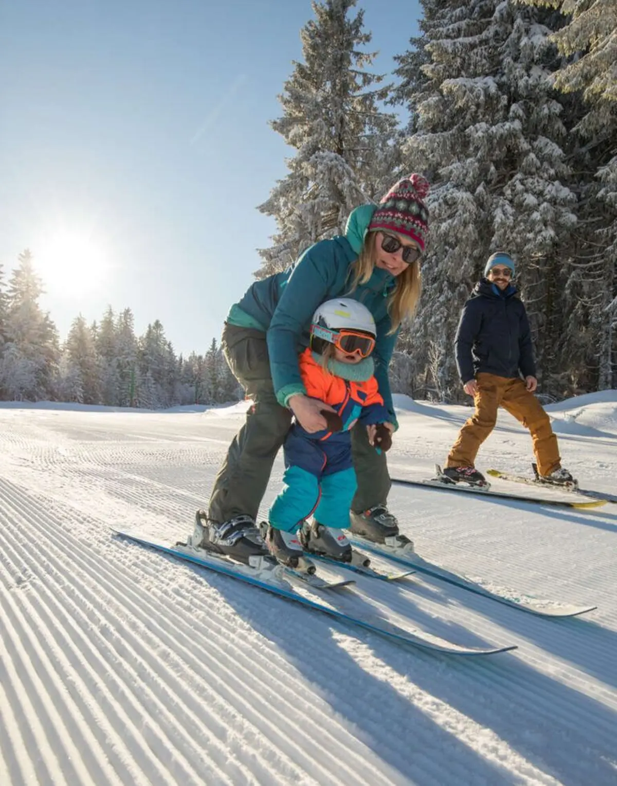 On profite avant qu'ils ne descendent tout en tout chuss devant nous !