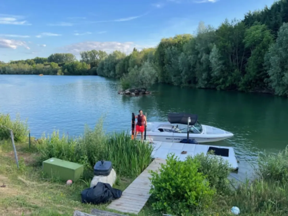 Ski nautique à Ézy-sur-Eure (27)