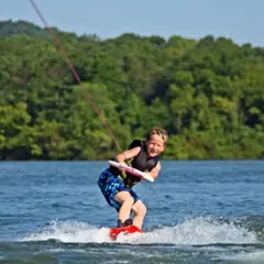 Ski nautique à Pradines près de Cahors (46)