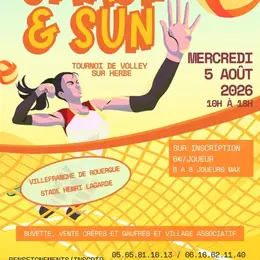 Smash and sun - tournoi de volley sur herbe