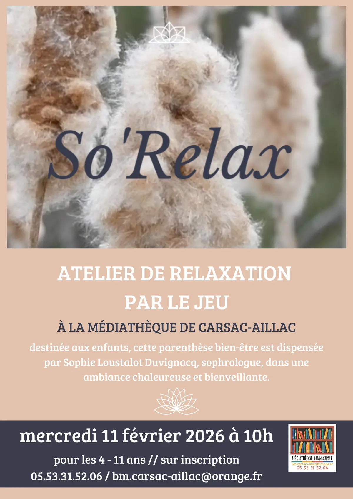 So’Relax – Médiathèque de Carsac-Aillac