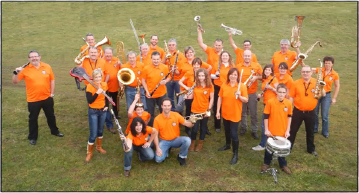 L'ensemble de la Société de Musique Espérance de Wuenheim