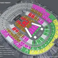 La plan du Stade de France pour le concert de Sofiane Pamart DR