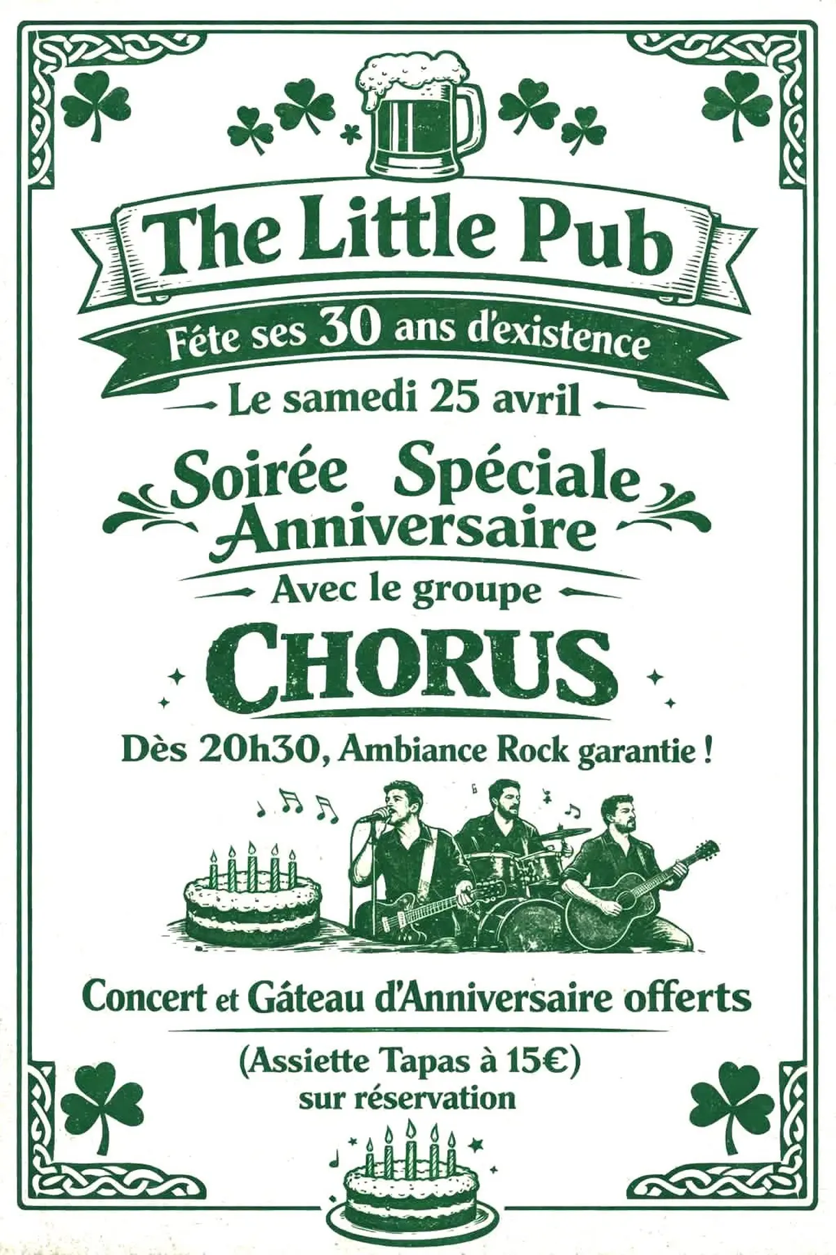 Soirée 30 ans du Little Pub