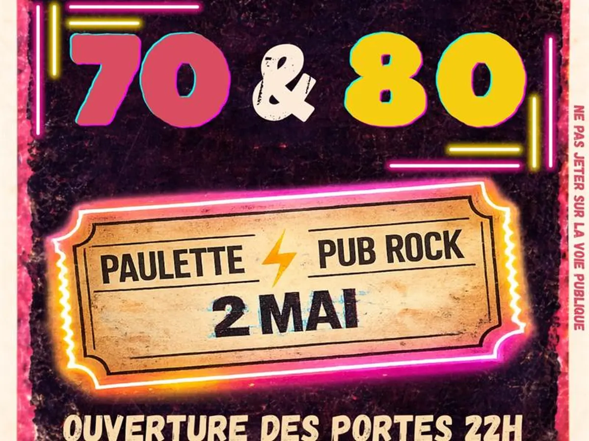 Soirée 70's-80's - Chez Paulette