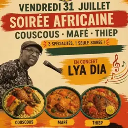 Soirée africaine avec concert