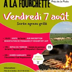 Soirée Agneau Grillé - DE LA FERME A LA FOURCHETTE