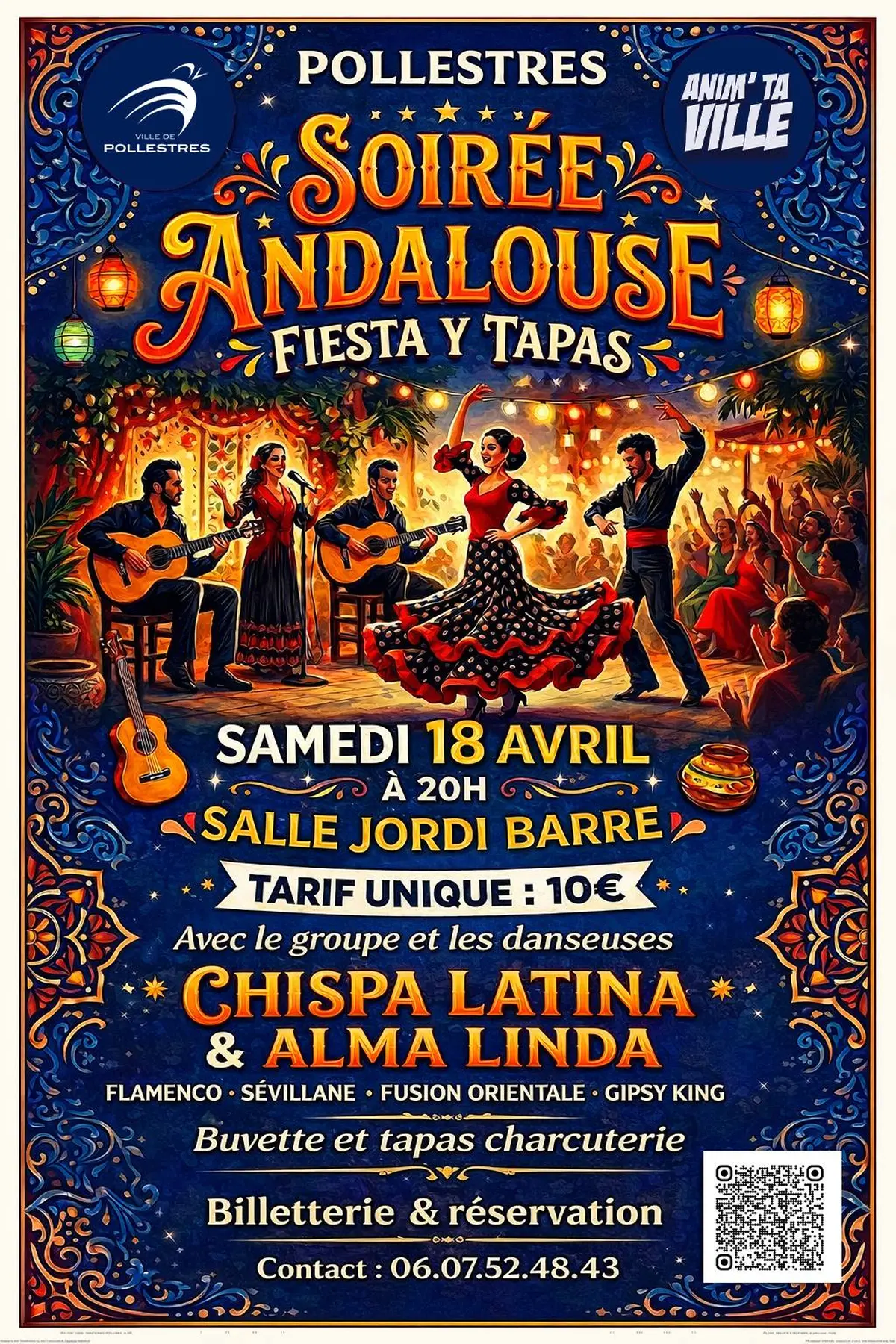 Soirée Andalouse Fiésta Y Tapas