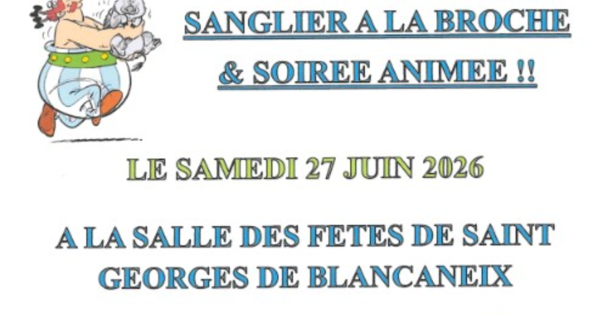 Soirée animée | Sanglier à la broche
