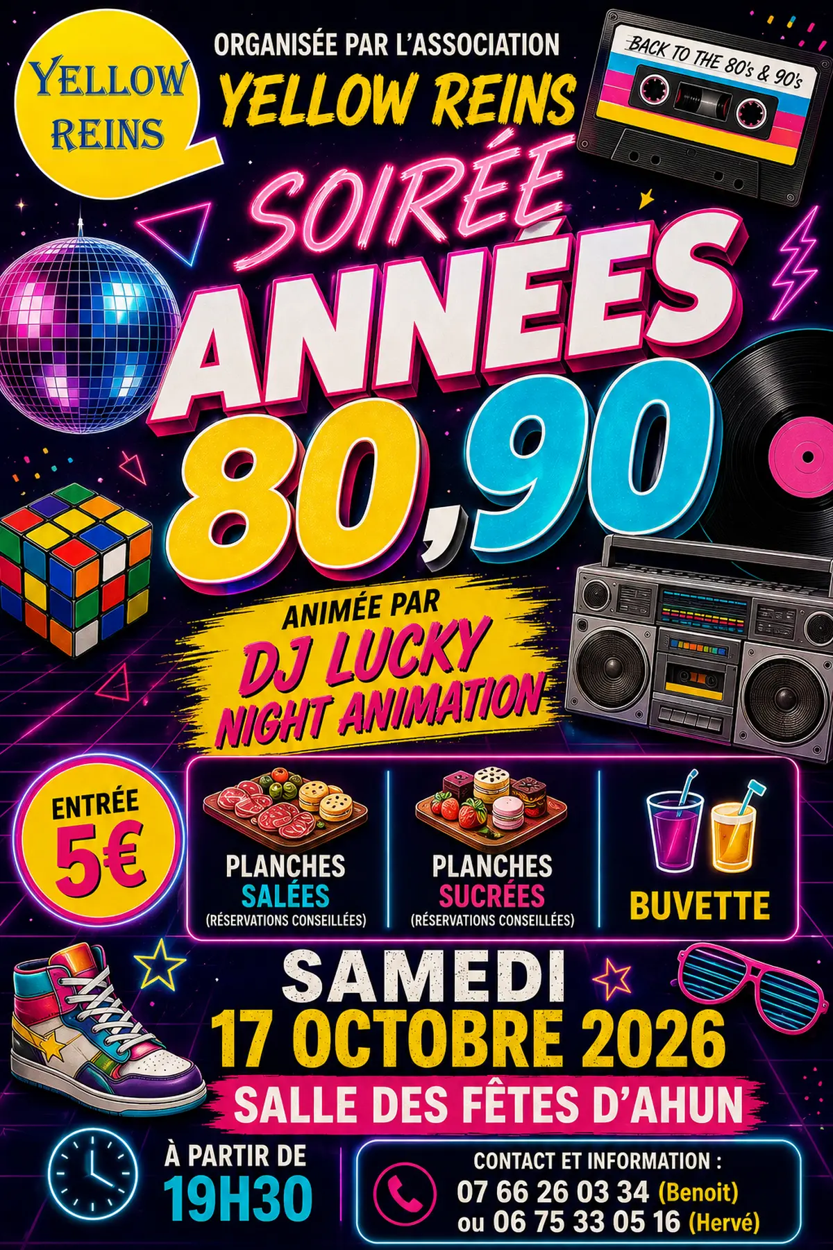 Soirée Année 80/90