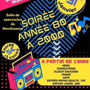 Soirée année 80 à 2000