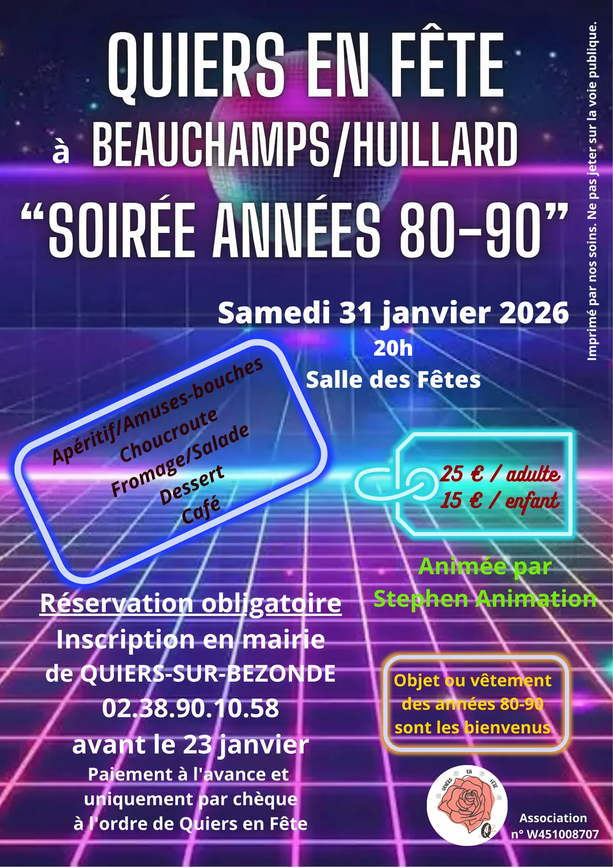 Soirée années 80