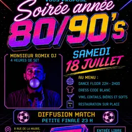 Soirée années 80/90