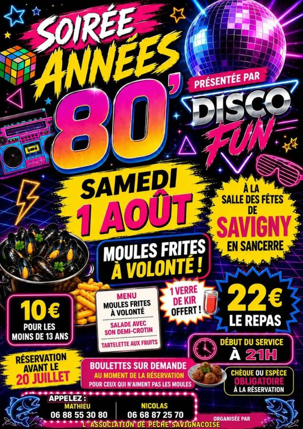 Soirée années 80'