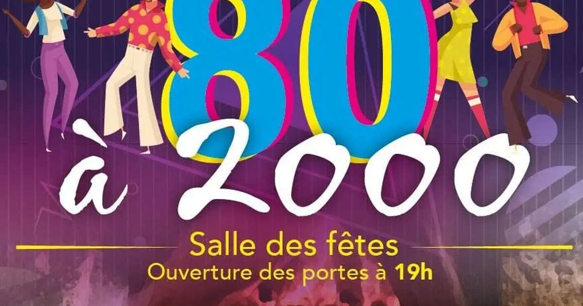 Soirée années 80 à 2000