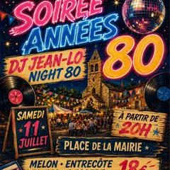 Soiréé années 80 à Bussière-Nouvelle