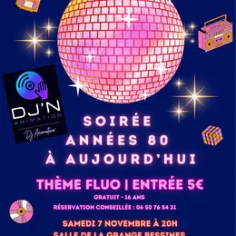 Soirée Années 80 à nos jours avec DJ'N à Bessines