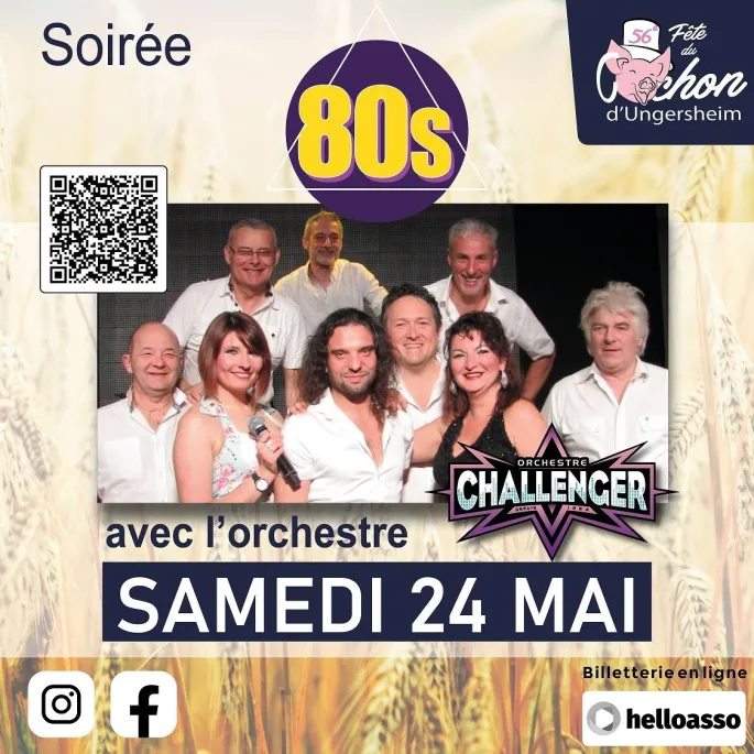 Soirée Années 80 avec l'Orchestre Challenger