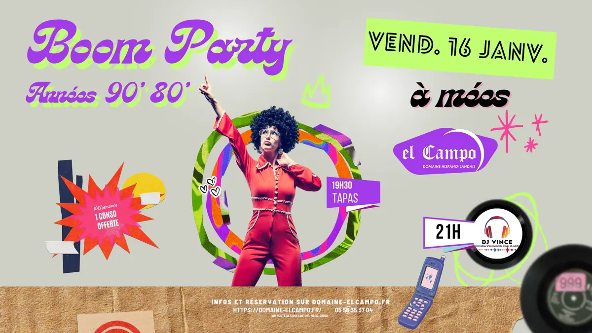 Soirée Années 80’ & 90’