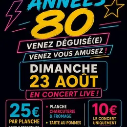 Soirée Années 80  et repas à la Ferme de Léo