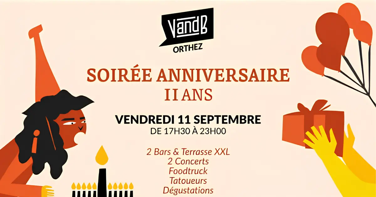 Soirée anniversaire