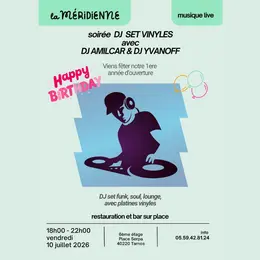 Soirée anniversaire DJ set vinyles