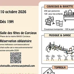 Soirée annuelle de l'association Chat'ouille