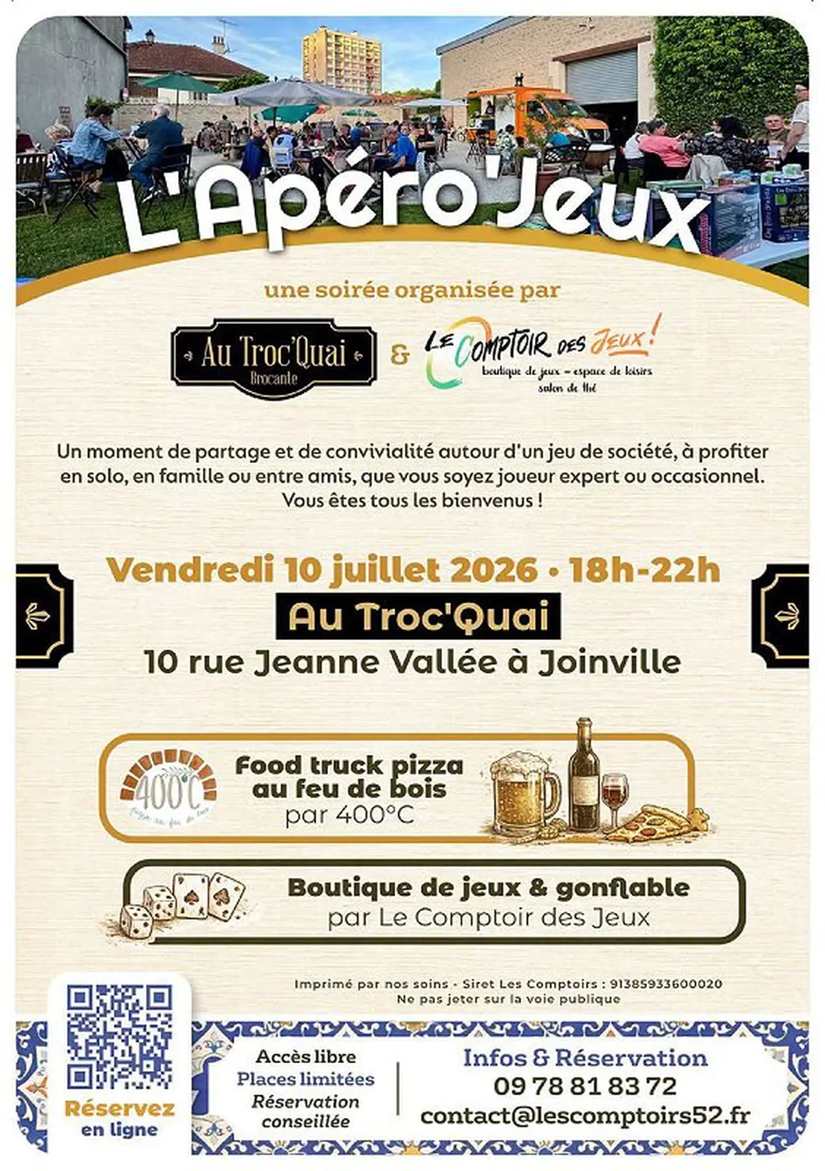 Soirée apéro'jeux