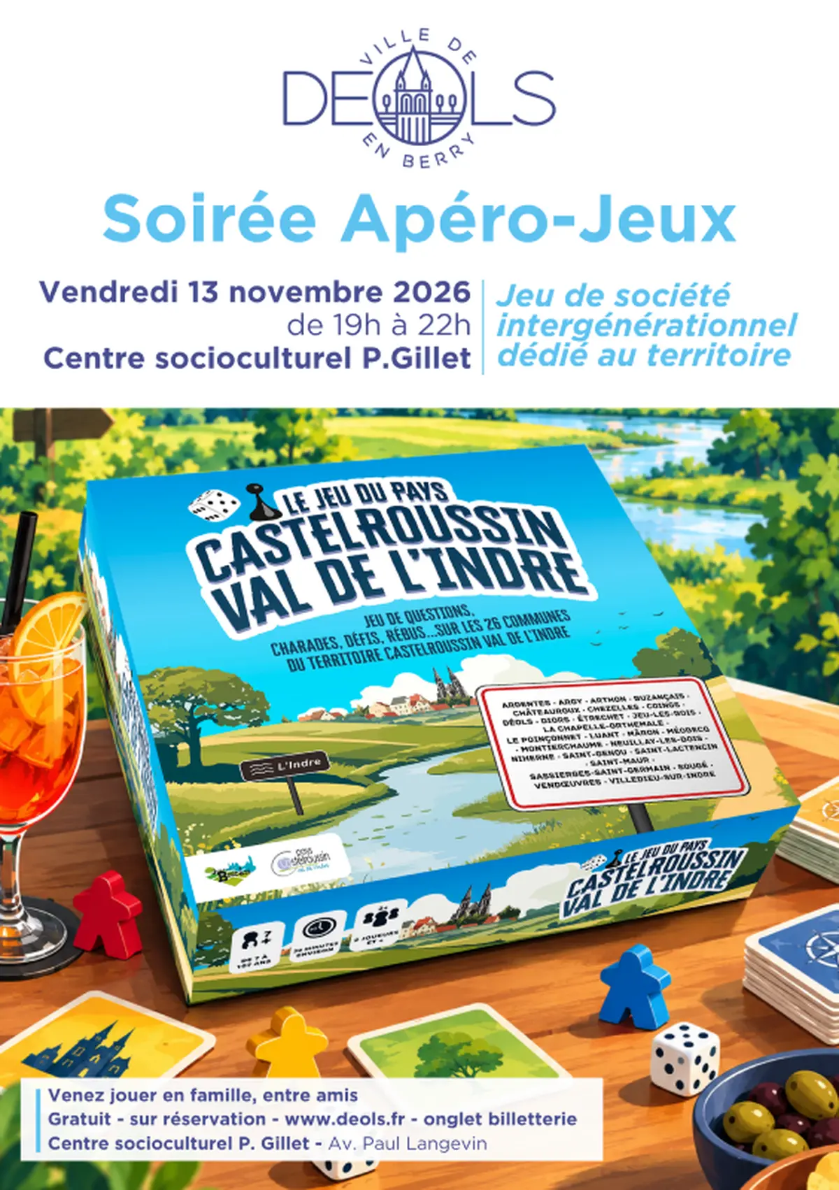 Soirée apéro-jeux