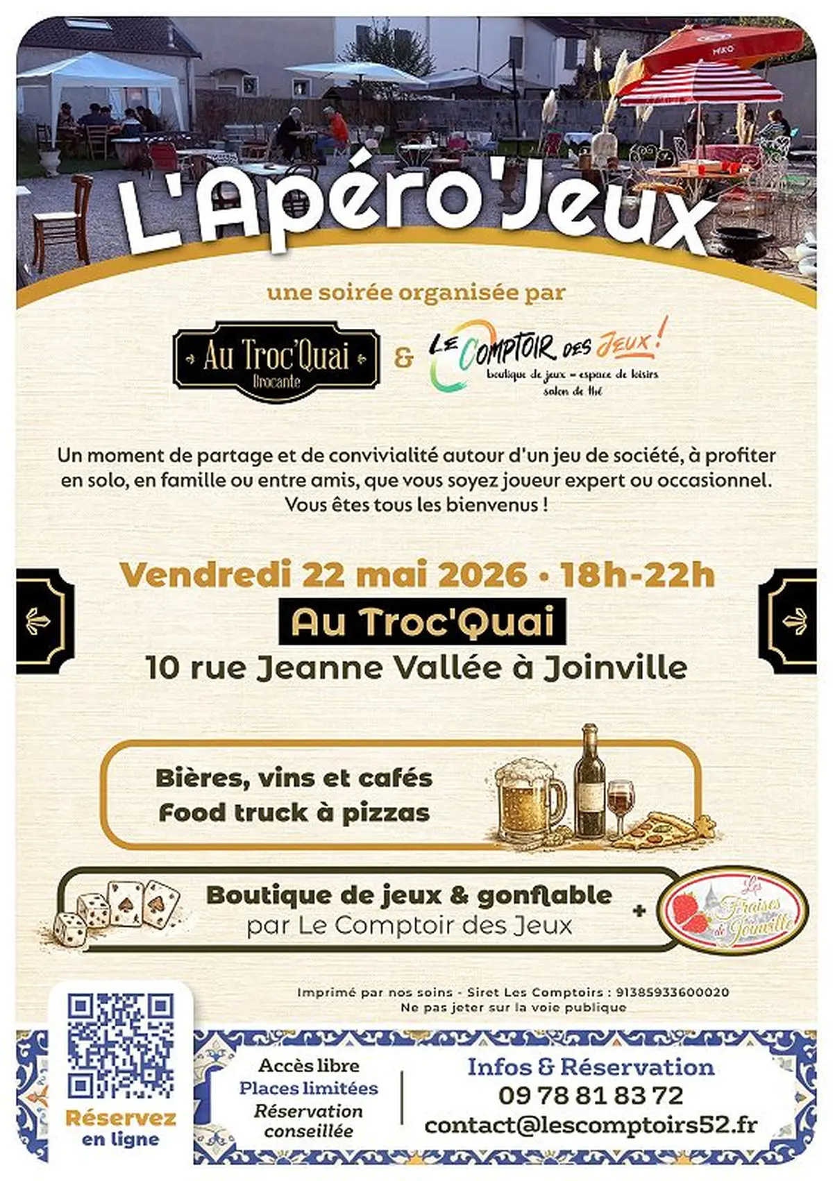 Soirée apéro'jeux