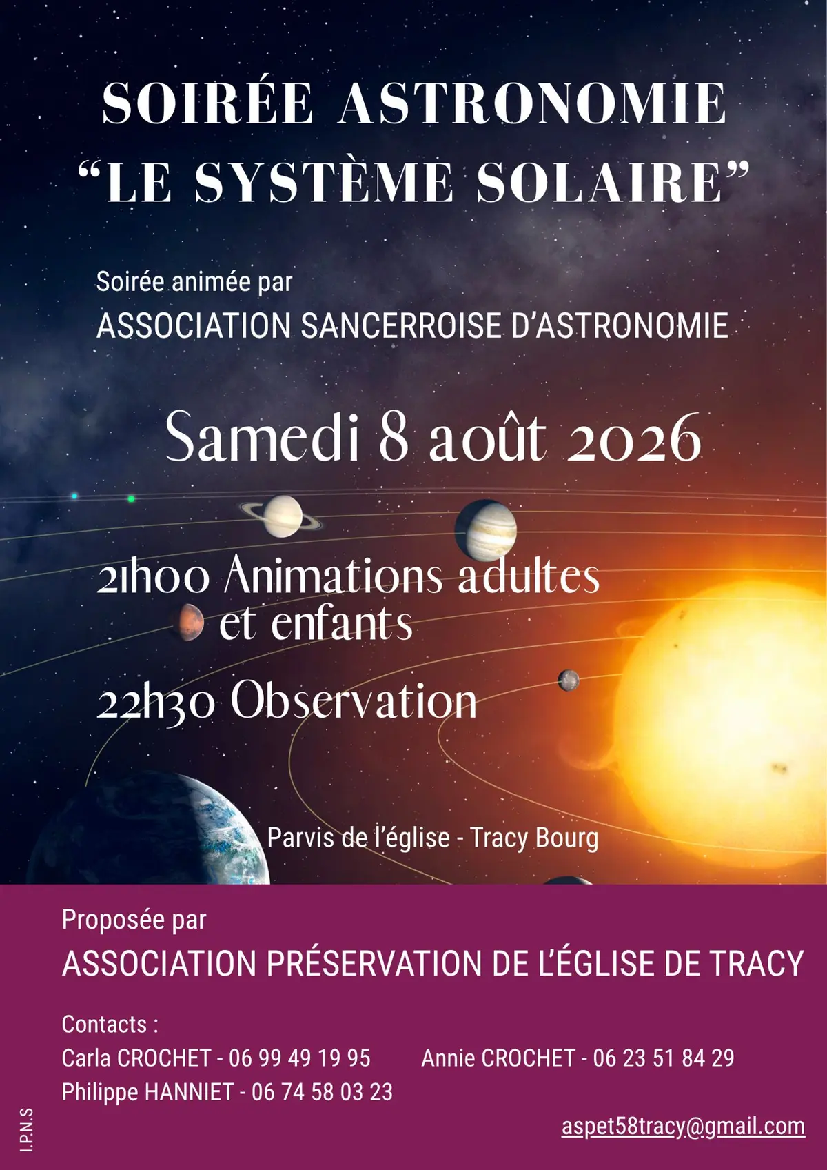 Soirée astronomie
